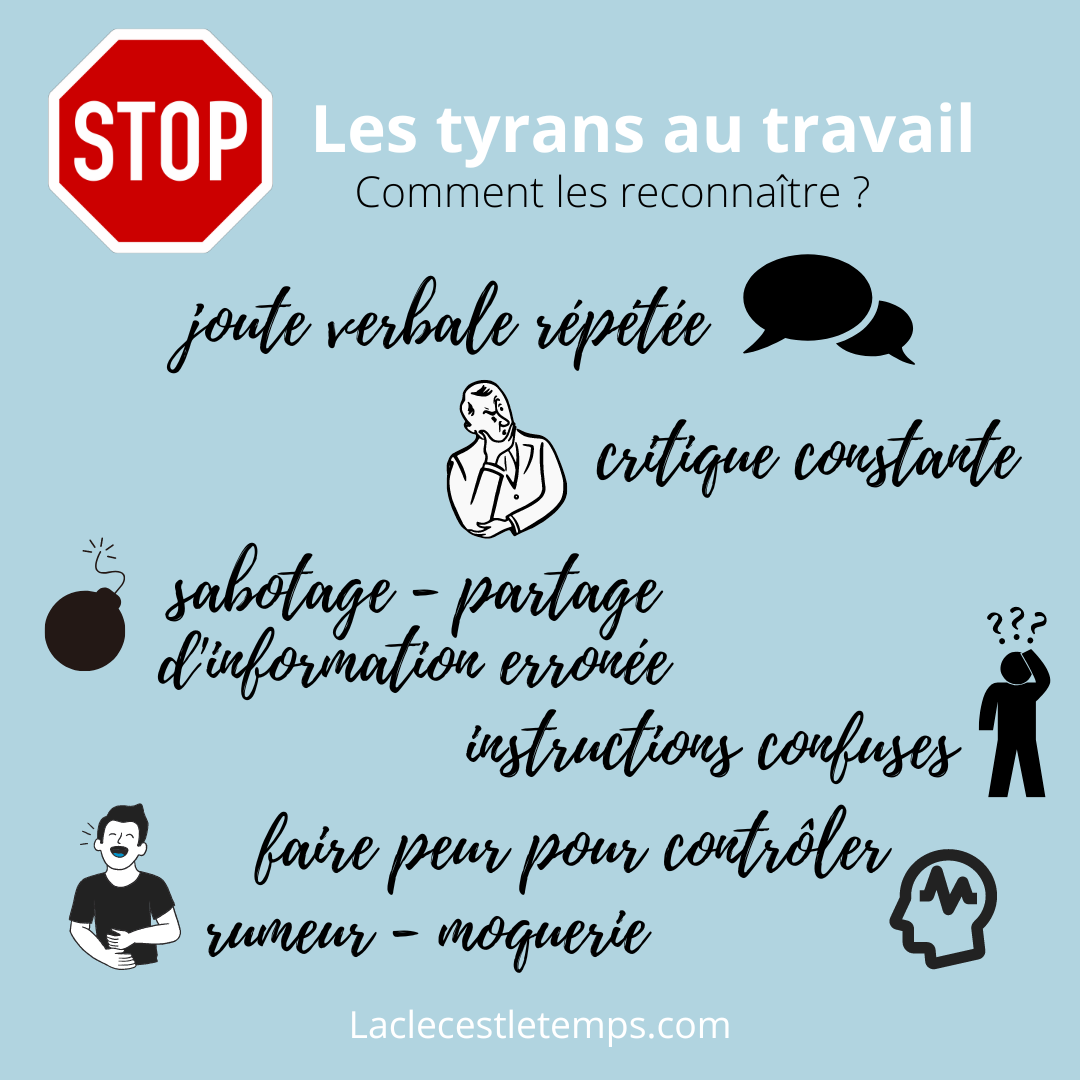 Tyran au travail, comment les détecter ?